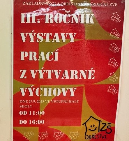 Výstava prací žáků z výtvarné výchovy