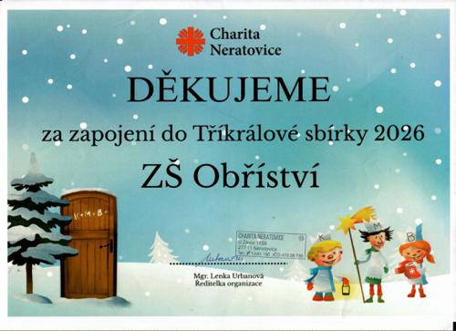 Tříkrálová sbírka 2026